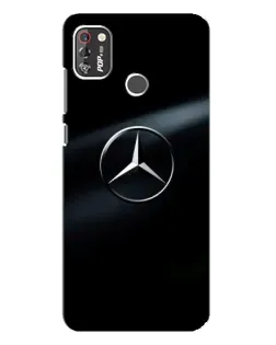 Чохол для TECNO POP 4 Pro з картинкою «Mercedes на металі»