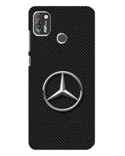 Чохол для TECNO POP 4 Pro з картинкою «Карбоновий Mercedes стиль»