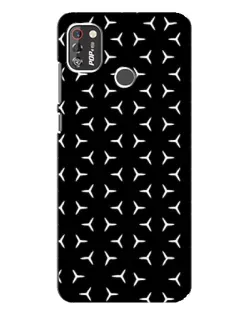 Чохол для TECNO POP 4 Pro з картинкою «Mercedes паттерн зірок»