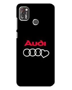 Чохол для TECNO POP 4 Pro з картинкою «Логотип Audi Heart»