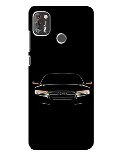 Чехол для TECNO POP 4 Pro с картинкой «Audi — ночной контур»