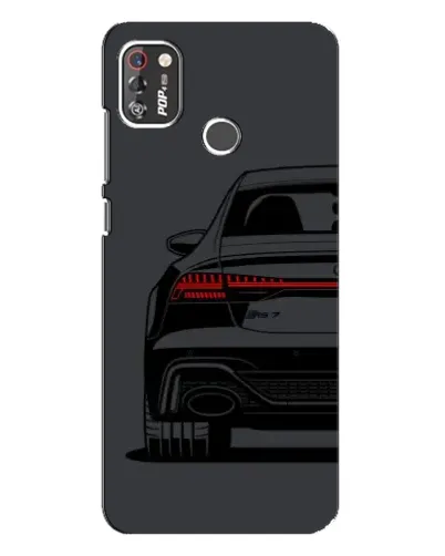Чехол для TECNO POP 4 Pro с картинкой «Задняя часть Audi — арт»
