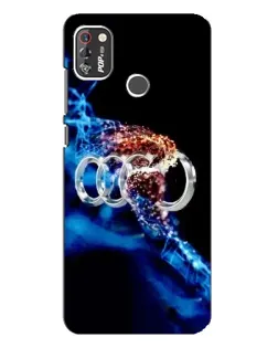 Чехол для TECNO POP 4 Pro с картинкой «Энергия лого Audi»
