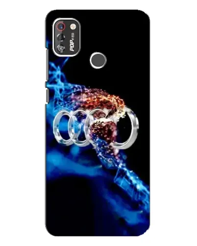 Чехол для TECNO POP 4 Pro с картинкой «Энергия лого Audi»