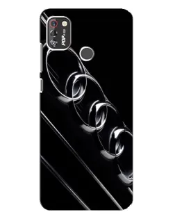 Чехол для TECNO POP 4 Pro с картинкой «Audi — абстрактные кольца»
