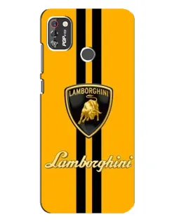 Чохол для TECNO POP 4 Pro з картинкою «Lamborghini Stripe жовтий» Чохол для TECNO POP 4 Pro з картинкою «Lamborghini Stripe жовтий»