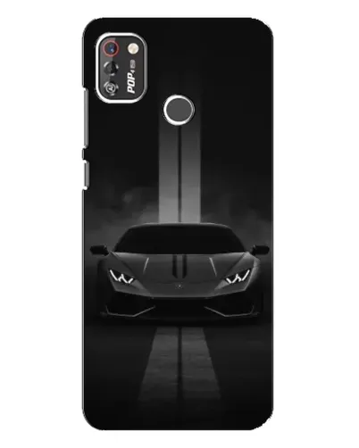 Чохол для TECNO POP 4 Pro з картинкою «Lamborghini симетрія доріг»