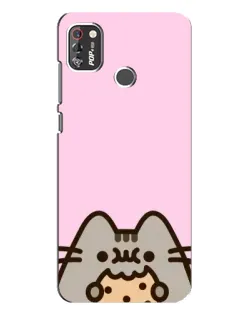 Чохол для TECNO POP 4 Pro з картинкою «Pusheen та печиво» Чохол для TECNO POP 4 Pro з картинкою «Pusheen та печиво»