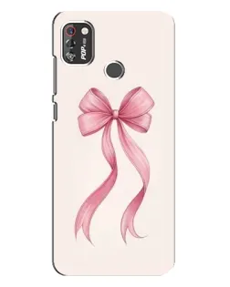 Чохол для TECNO POP 4 Pro з картинкою «Рожевий бант»