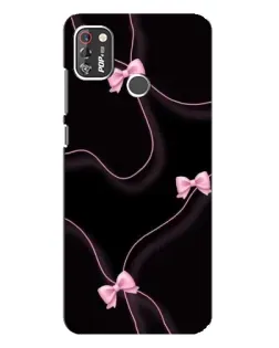Чехол для TECNO POP 4 Pro с картинкой «Розовые ленты»
