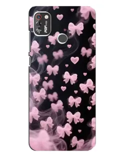 Чехол для TECNO POP 4 Pro с картинкой «Неоновое кружево»
