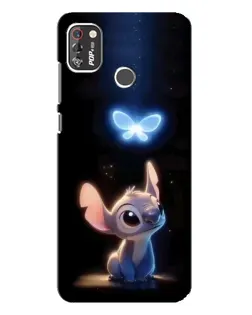 Чехол для TECNO POP 4 Pro с картинкой «Сияющий Стич»