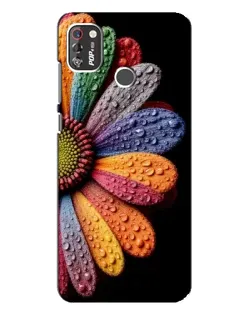 Чохол для TECNO POP 4 Pro з картинкою «Райдужна квітка»