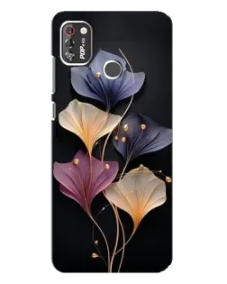 Чохол для TECNO POP 4 Pro з картинкою «Лілові квіти грації»