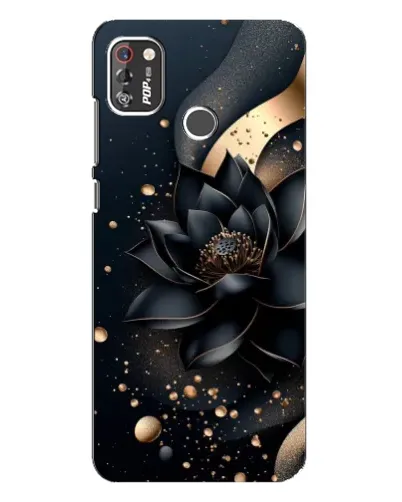 Чохол для TECNO POP 4 Pro з картинкою «Чорний лотос» Чохол для TECNO POP 4 Pro з картинкою «Чорний лотос»