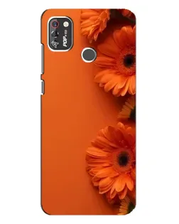 Чохол для TECNO POP 4 Pro з картинкою «Помаранчеві гербери»