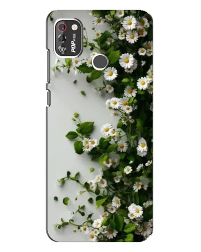 Чохол для TECNO POP 4 Pro з картинкою «Гілка дрібних білих квітів» Чохол для TECNO POP 4 Pro з картинкою «Гілка дрібних білих квітів»