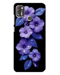 Чохол для TECNO POP 4 Pro з картинкою «Фіолетові квіти з росою» Чохол для TECNO POP 4 Pro з картинкою «Фіолетові квіти з росою»