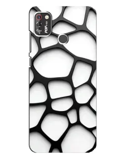 Чохол для TECNO POP 4 Pro з картинкою «Біла об'ємна сітка» Чохол для TECNO POP 4 Pro з картинкою «Біла об'ємна сітка»