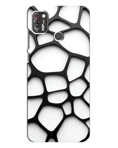 Чохол для TECNO POP 4 Pro з картинкою «Біла об'ємна сітка» Чохол для TECNO POP 4 Pro з картинкою «Біла об'ємна сітка»