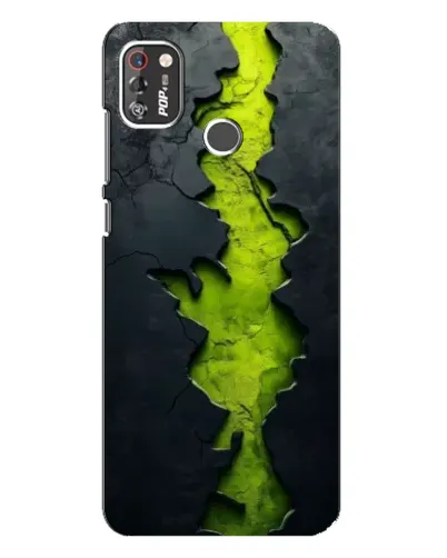 Чохол для TECNO POP 4 Pro з картинкою «Салатовий розлом скелі» Чохол для TECNO POP 4 Pro з картинкою «Салатовий розлом скелі»