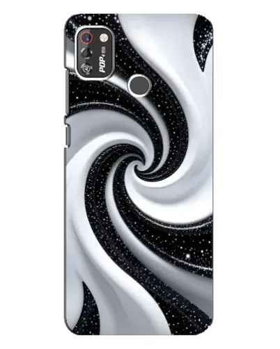 Чохол для TECNO POP 4 Pro з картинкою «Чорно-біла спіраль» Чохол для TECNO POP 4 Pro з картинкою «Чорно-біла спіраль»