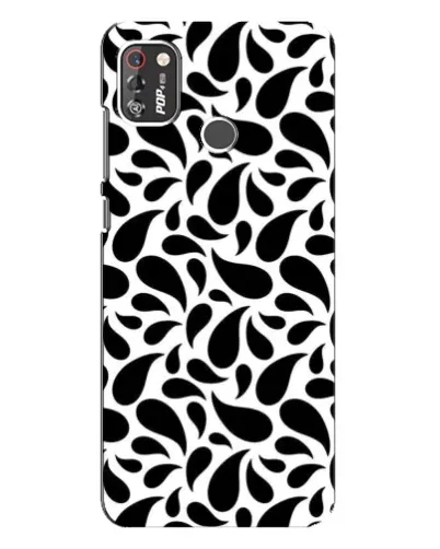 Чохол для TECNO POP 4 Pro з картинкою «Контрастні чорні краплі» Чохол для TECNO POP 4 Pro з картинкою «Контрастні чорні краплі»