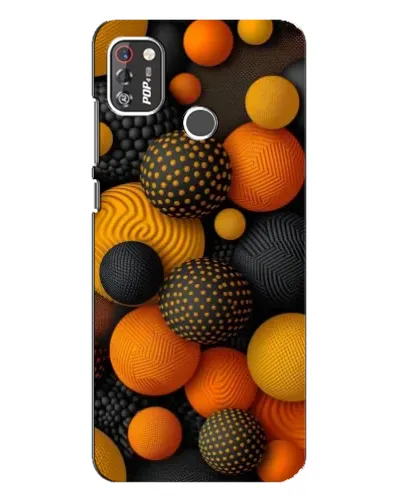 Чохол для TECNO POP 4 Pro з картинкою «Об'ємні помаранчеві сфери» Чохол для TECNO POP 4 Pro з картинкою «Об'ємні помаранчеві сфери»