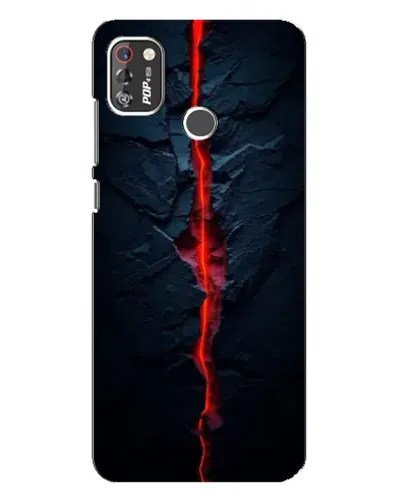 Чохол для TECNO POP 4 Pro з картинкою «Червона лавова тріщина» Чохол для TECNO POP 4 Pro з картинкою «Червона лавова тріщина»