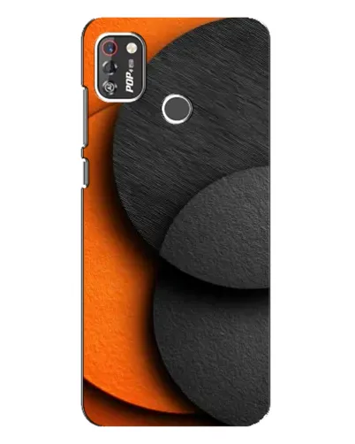 Чохол для TECNO POP 4 Pro з картинкою «Геометрія помаранчевих кіл» Чохол для TECNO POP 4 Pro з картинкою «Геометрія помаранчевих кіл»