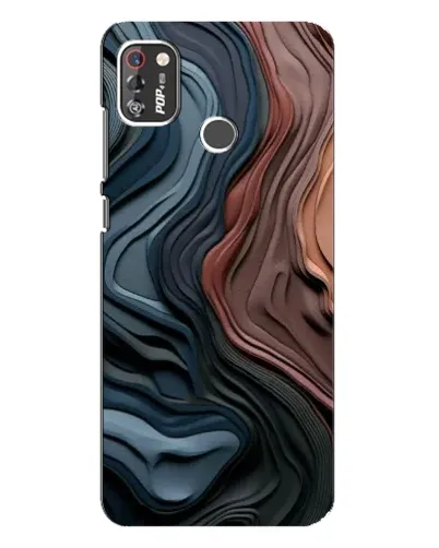Чохол для TECNO POP 4 Pro з картинкою «Кольорові хвилі каньйону» Чохол для TECNO POP 4 Pro з картинкою «Кольорові хвилі каньйону»