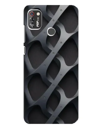Чохол для TECNO POP 4 Pro з картинкою «Об'ємне сіре плетіння» Чохол для TECNO POP 4 Pro з картинкою «Об'ємне сіре плетіння»