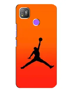 Чехол для TECNO POP 4 с картинкой «Jordan Sunset»