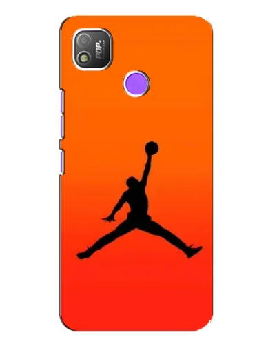 Чехол для TECNO POP 4 с картинкой «Jordan Sunset»