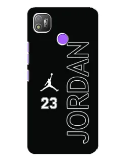 Чехол для TECNO POP 4 с картинкой «Jordan Vertical»