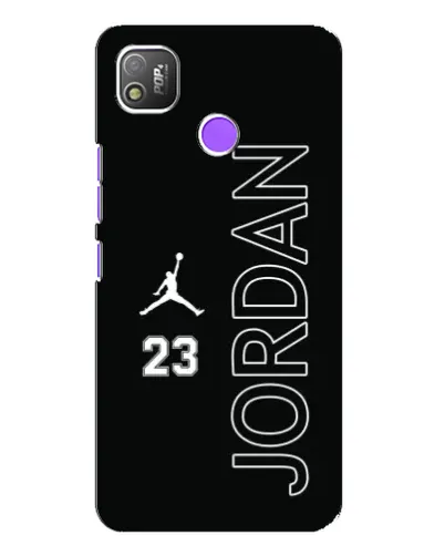Чехол для TECNO POP 4 с картинкой «Jordan Vertical»
