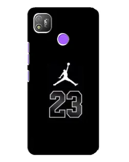 Чехол для TECNO POP 4 с картинкой «Jordan Flight 23»