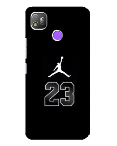 Чехол для TECNO POP 4 с картинкой «Jordan Flight 23»
