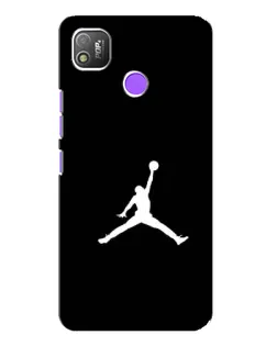 Чехол для TECNO POP 4 с картинкой «Jordan Silhouette»