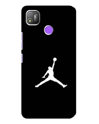 Чехол для TECNO POP 4 с картинкой «Jordan Silhouette»
