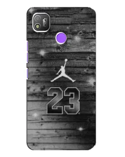 Чехол для TECNO POP 4 с картинкой «Jordan Carbon 23»
