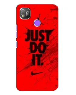 Чехол для TECNO POP 4 с картинкой «Nike Just Do It»