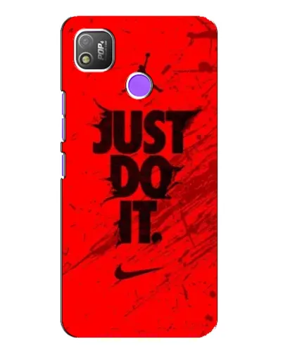 Чехол для TECNO POP 4 с картинкой «Nike Just Do It»