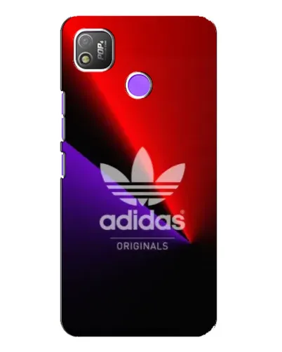 Чехол для TECNO POP 4 с картинкой «Adidas Red Neon»