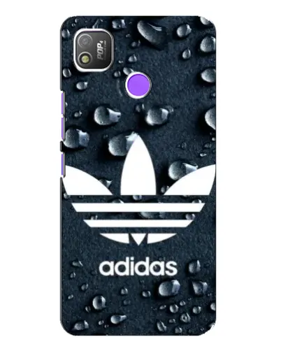 Чехол для TECNO POP 4 с картинкой «Adidas Trefoil Blue»