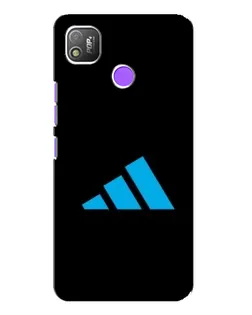 Чехол для TECNO POP 4 с картинкой «Adidas Cyan Logo»