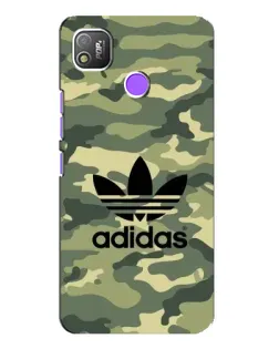 Чехол для TECNO POP 4 с картинкой «Милитари стиль Adidas»