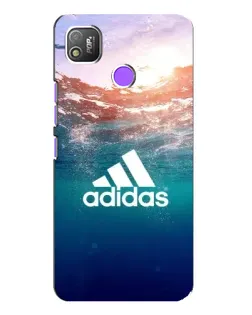 Чехол для TECNO POP 4 с картинкой «Океанская глубина адидас»