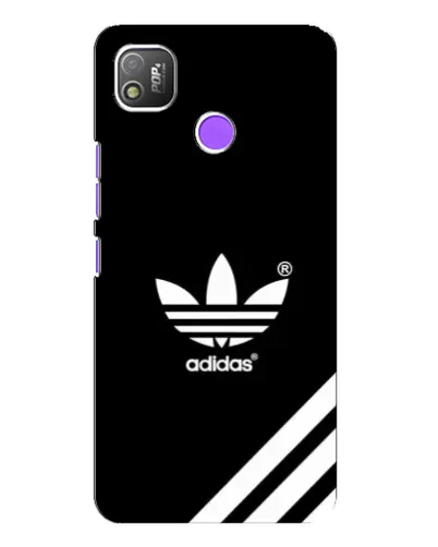 Чехол для TECNO POP 4 с картинкой «Adidas с диагональными полосами»