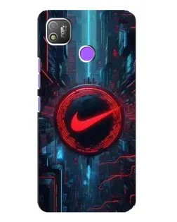 Чехол для TECNO POP 4 с картинкой «Техногенный стиль Nike»